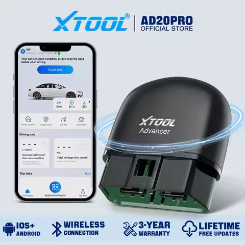 XTOOL Advancer AD20Pro OBD2 블루투스 스캐너 전체 시스템 자동차 진단 도구 obd2 스캐너 오일 리셋 및 배터리 테스트 코드 리더
