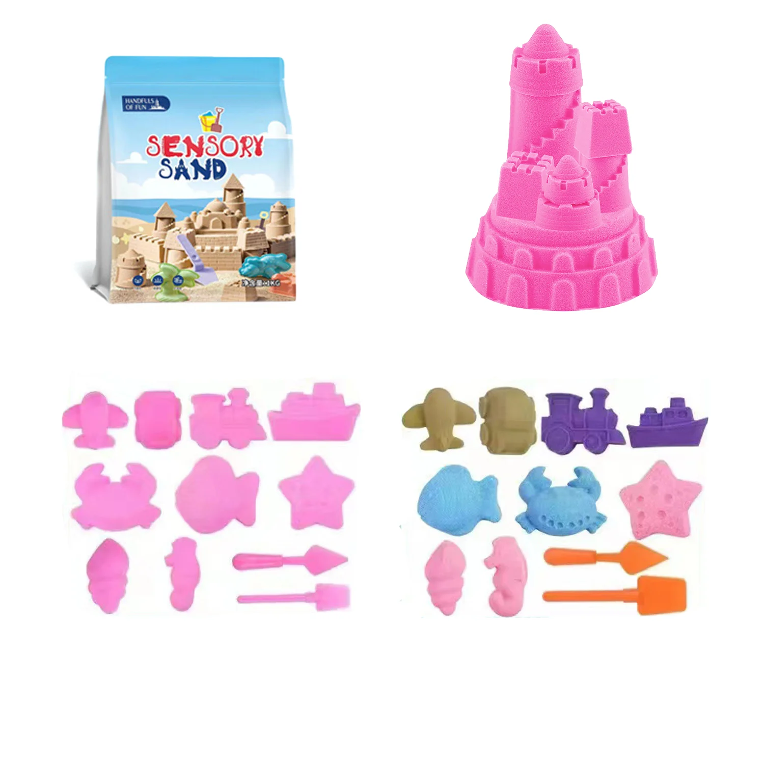 Children's toy amusement park oily space sand toy shaping power clay mud colored magic sand