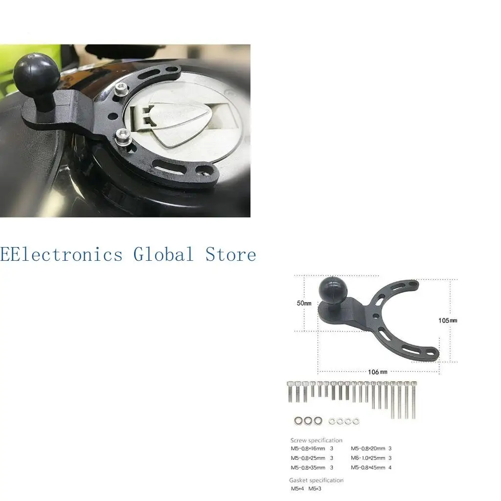 462B Universal Adjustable Motorcycle Gas for Tank Mount GPS Phone Camera Bracket Car Holder Mounting for for Motorbike
