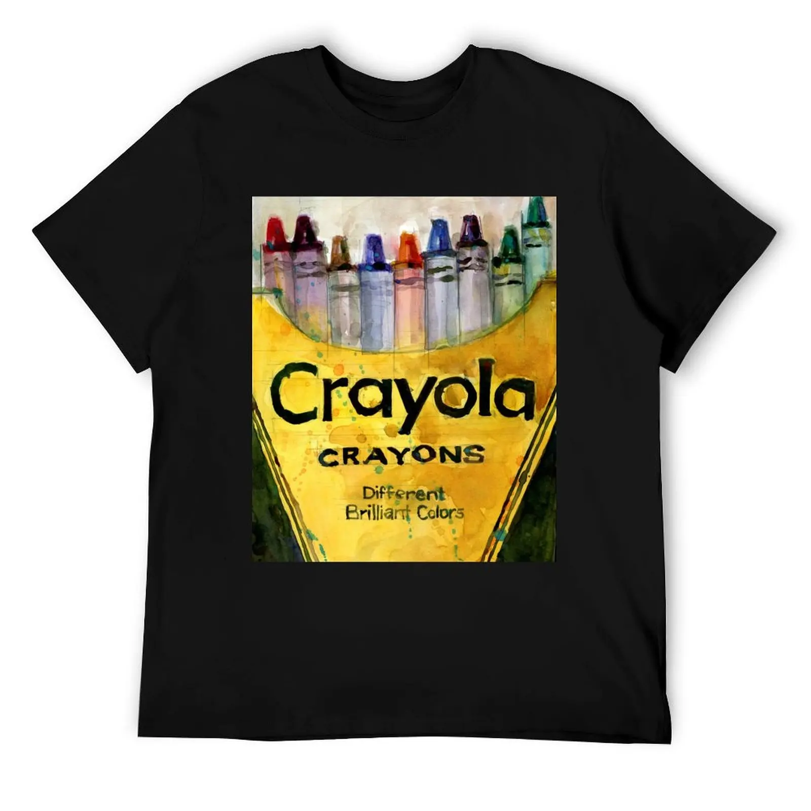 

Crayons T-Shirt man graphic t shirt t shirt man cotton cotton tshirt 100% T-Shirt