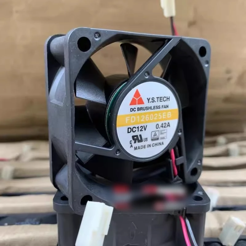 

Бесплатная доставка, новый FD126025EB 6025 6 см 12 В 0,42 А двойной шариковый вентилятор