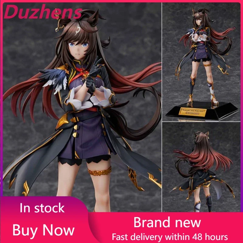 

В наличии Оригинальная фигурка Umamusume Pretty Derby Duramente 28 см, ПВХ, аниме-фигурка, модель, игрушка, коллекционная кукла, подарок