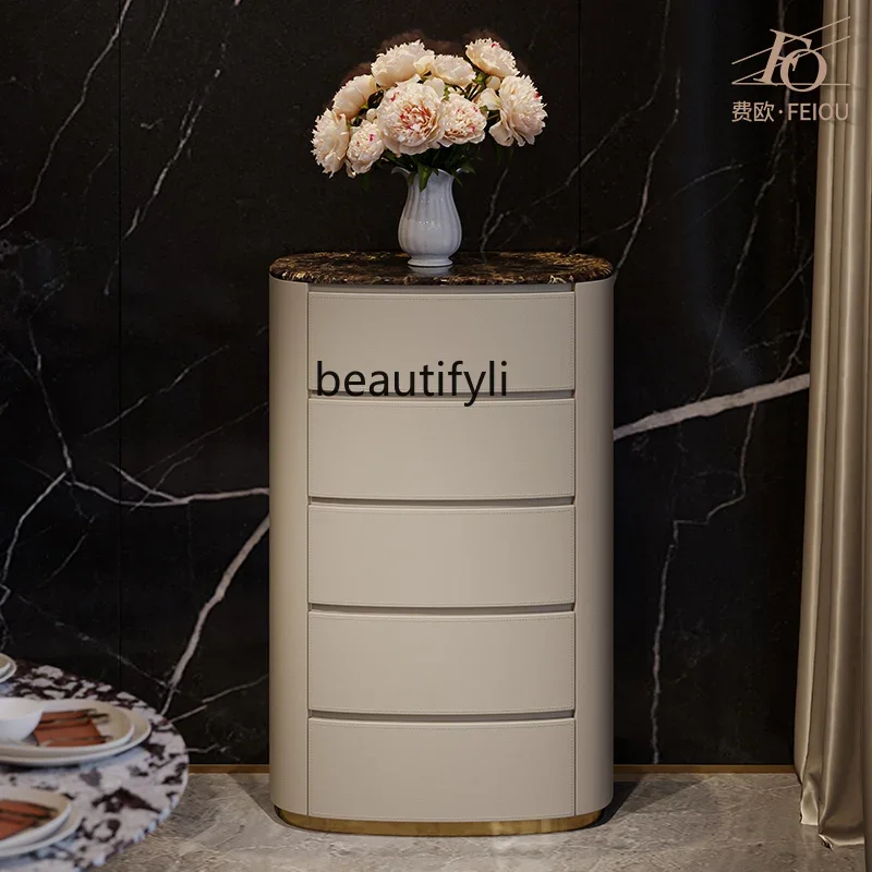 

Light luxury chest of drawers Italian custom drawers Storage bucket cabinet High-end bedroom storage cabinet6005