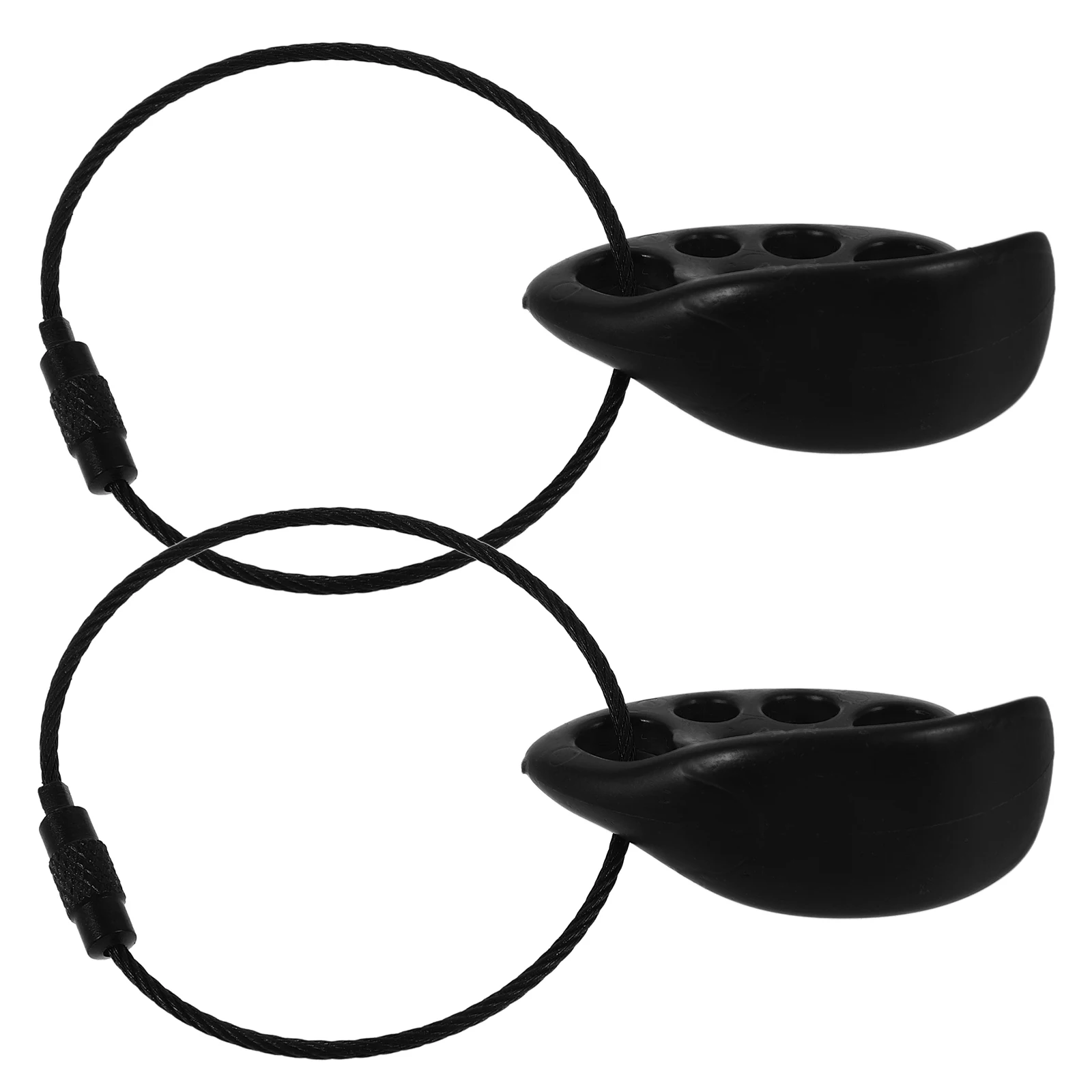 

2Pcs Flying Clamp Plastic Holder Portable Clip Outdoor Sports Small Daily Use Disc Clamp Size Lightweight Black