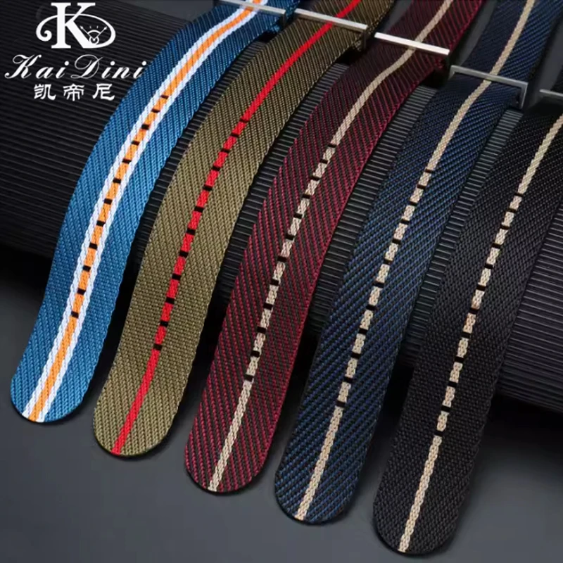 Woven strap suitable for Tudor Black Bay/Omega/Rolex /seiko/Nylon Strap 20mm 22mm Wristbands Watch Accessories