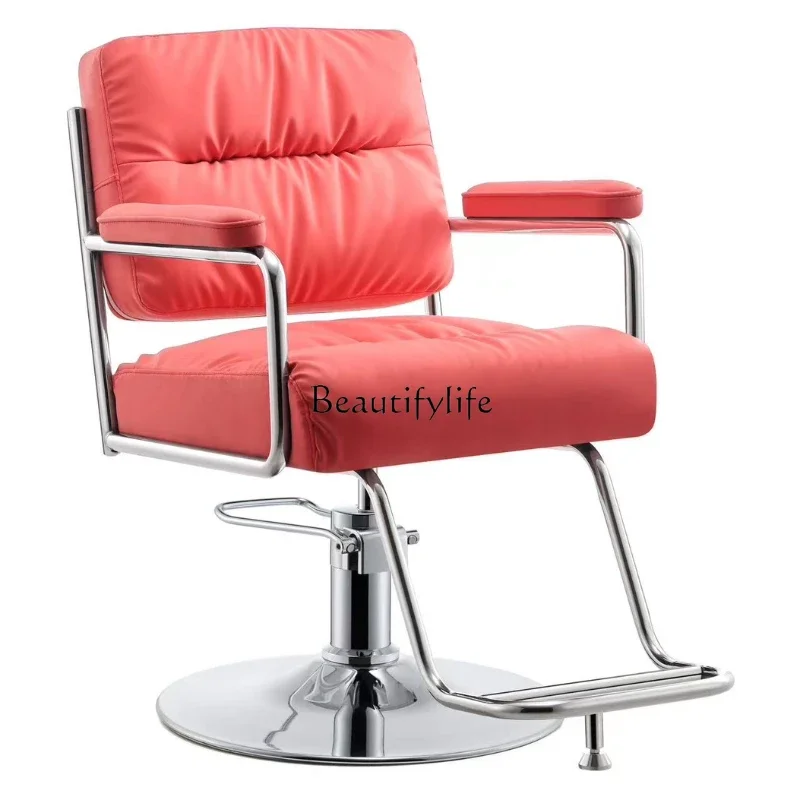 كرسي yj9 Barber Shop الحديث البسيط لقص الشعر الخاص بصبغة بيرم لصالونات التجميل
