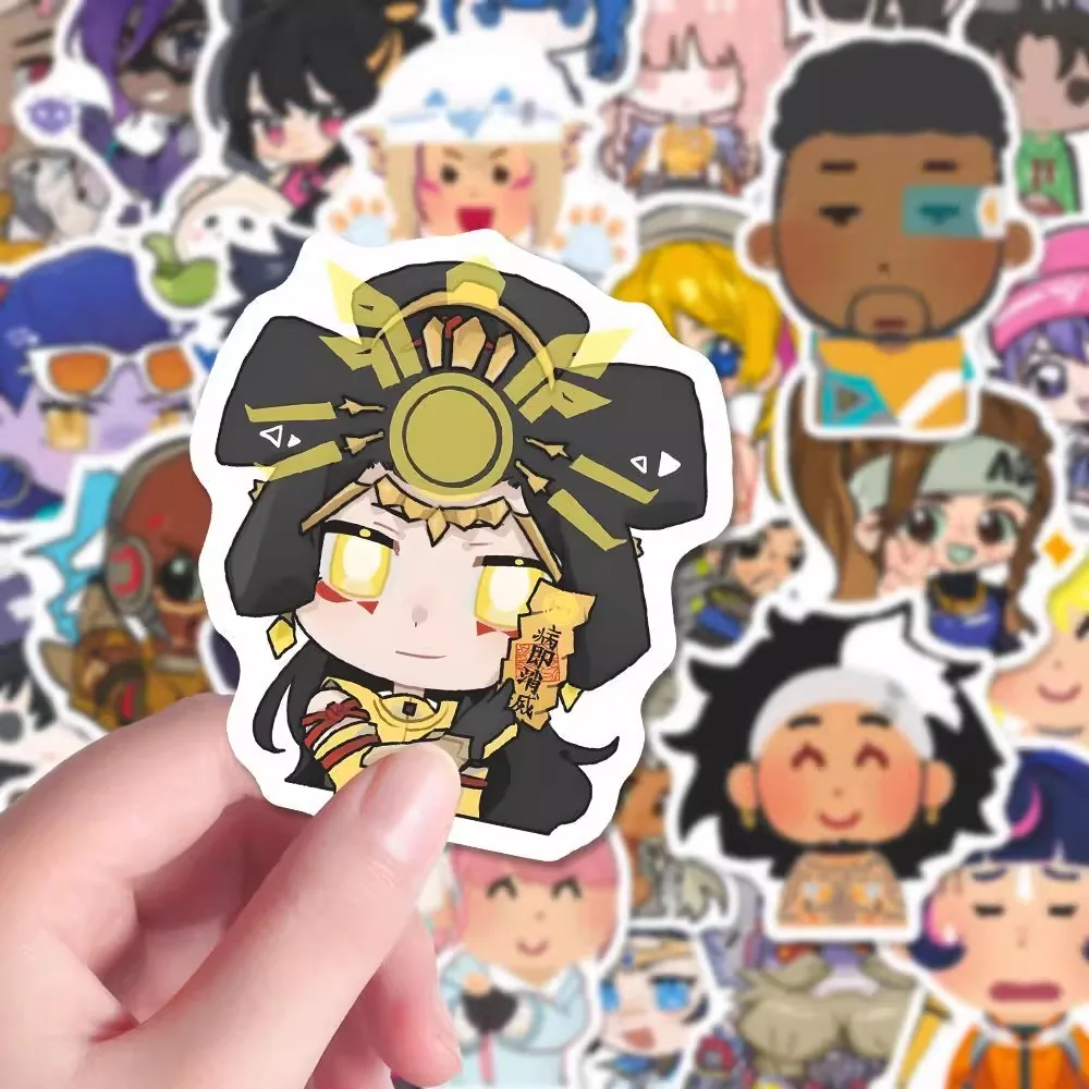 10/48Pcs Cute Overwatch Creative Fun Sticker for DIY Notebook Suitcase Water Bottles Toy Helmet Decoration Waterproof Desktop