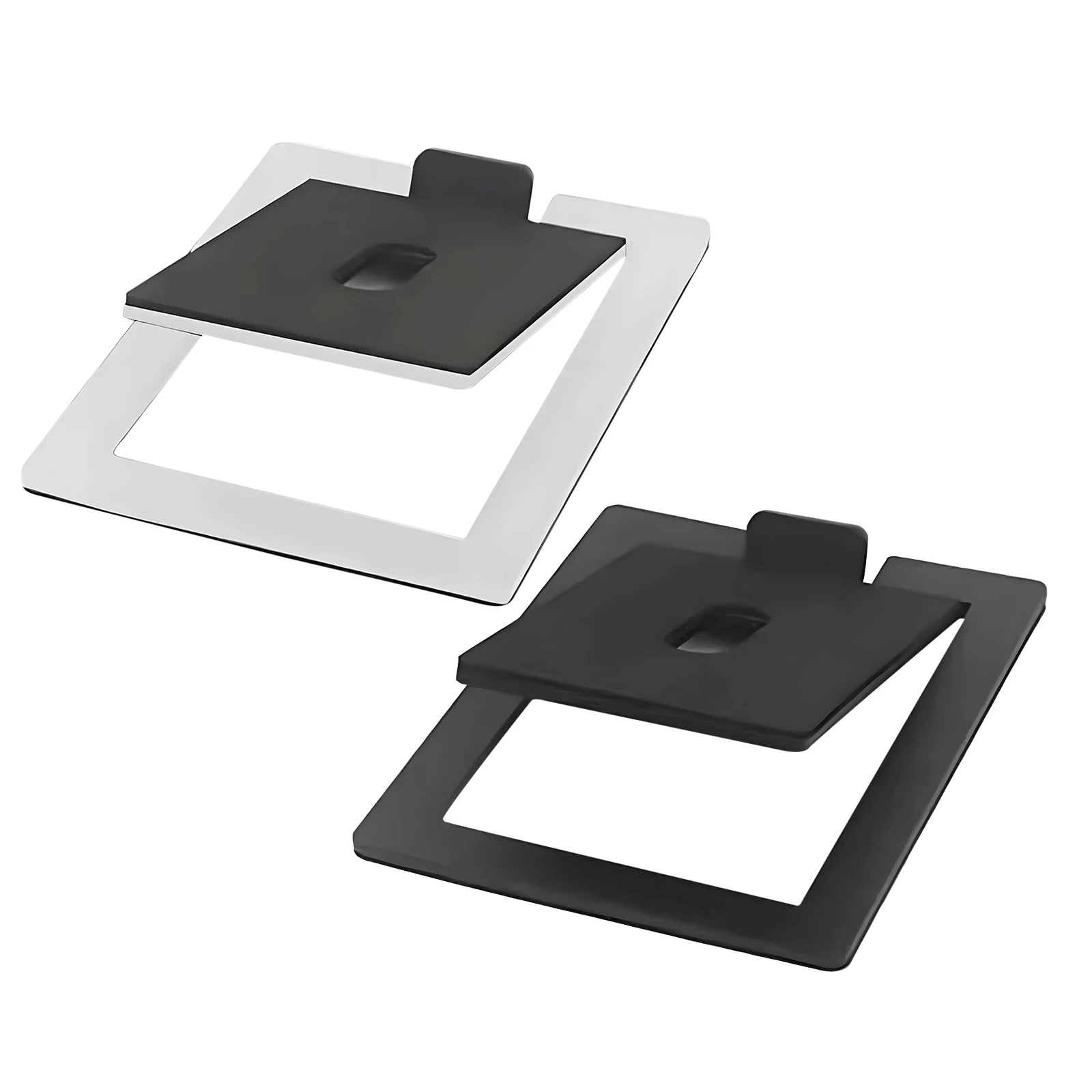 Gekippter Desktop-Lautsprecherständer, unterstützt 8 Pfund Computer-Lautsprecherständer, dämpfende Schaumstoffpolsterung, Lautsprecher-Stützbasis für PC-Lautsprecher