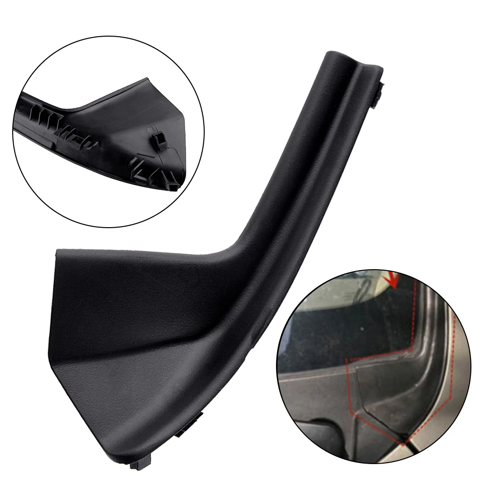 For Nissan Tiida For Versa Front Windshield Lower Corners Foil Board Decorative TPE Outer Grille Cover Left Car Accessories