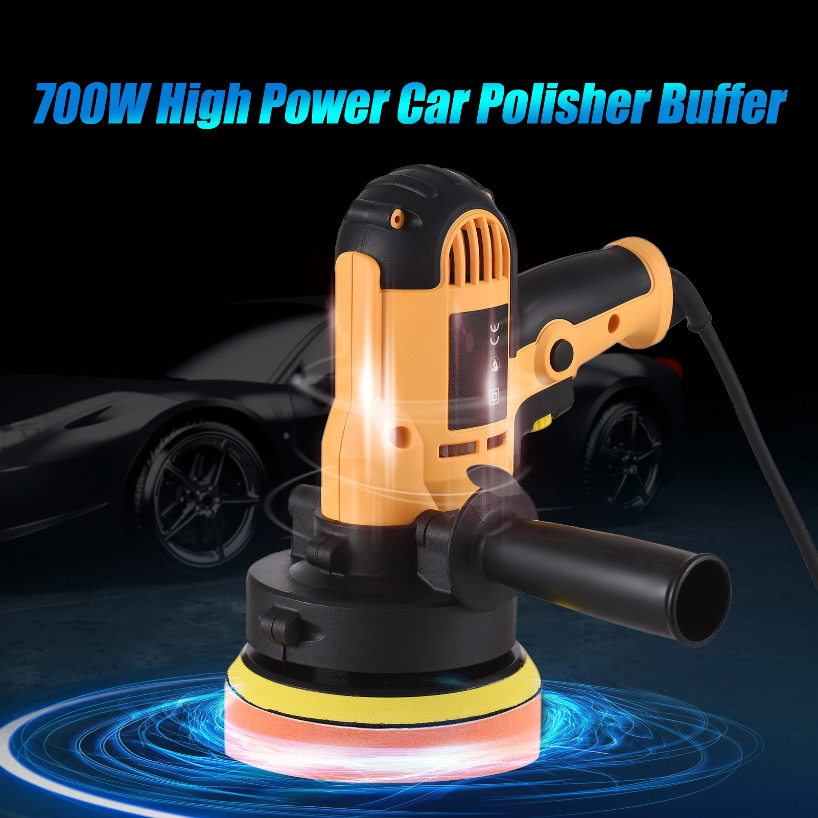 Imagem -06 - Velocidade Variável Carro Elétrico Polimento Kit Máquina de Depilação Automotiva Autopeças Ferramentas Elétricas 700w