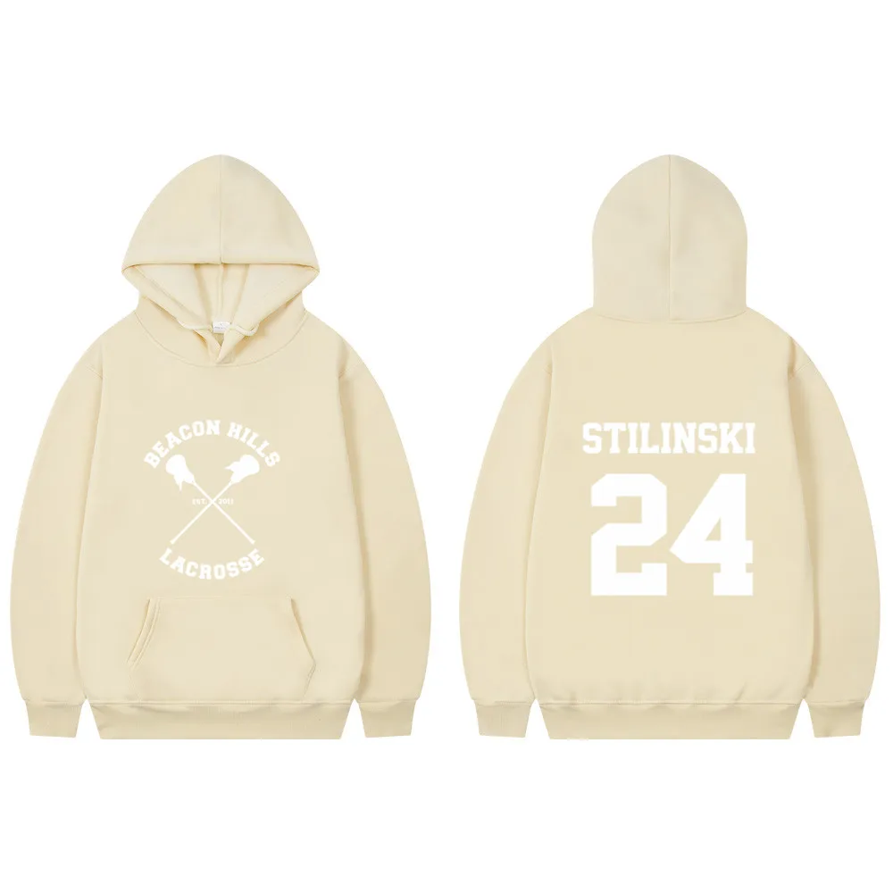 Fashion Beacon Hills Hoodies Men Women Teen Wolf Fan Stilinski 24 Trucksuit Unisex Hoodie Sport Hip Hop Clothes Sweatshirts Tops