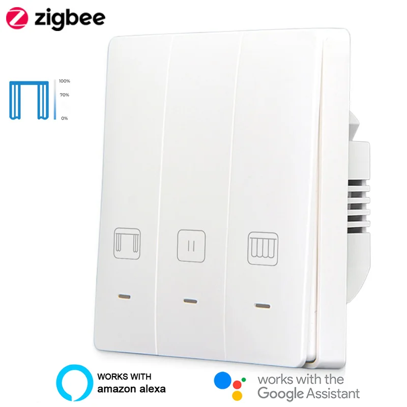 

Lonsonho Умное Занавески выключатель Zigbee, Яндекс Алисой, Google Home