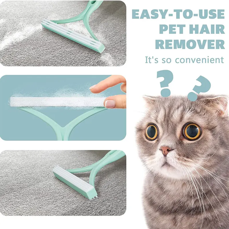 1PC Pet Dog Hair Remover The Non-Damaging Pet Hair Remover for Furniture Clothes Carpet Scraper Pet Fur Remover Tools