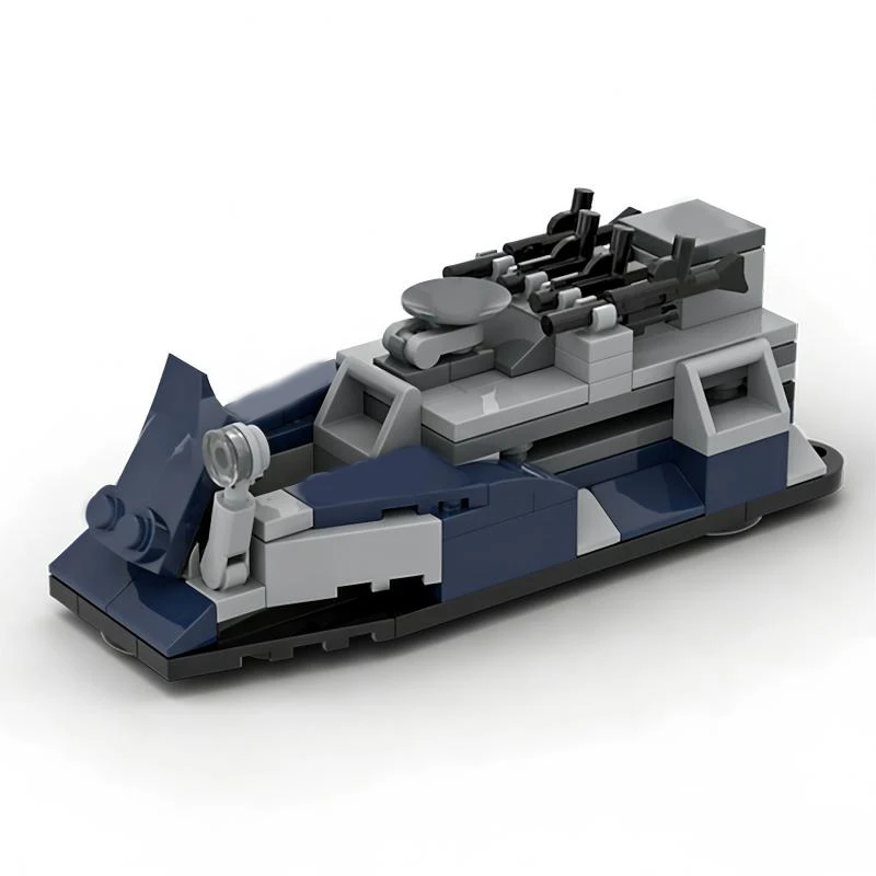 2010 PCS Star Battle 7662 DIY Sci-Fi Armored Troop Carrier MOC Customize Modular Building Block Kids DIY Boys Assembly Toy Gift