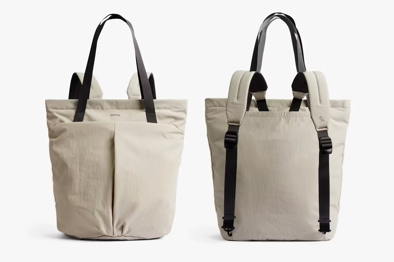 Bellroy Lite Totepack 18L Lightweight 3-Way Carry Backpack Tote Bag Commuter Travel Laptop Bag Unisex Shoulder Handbag