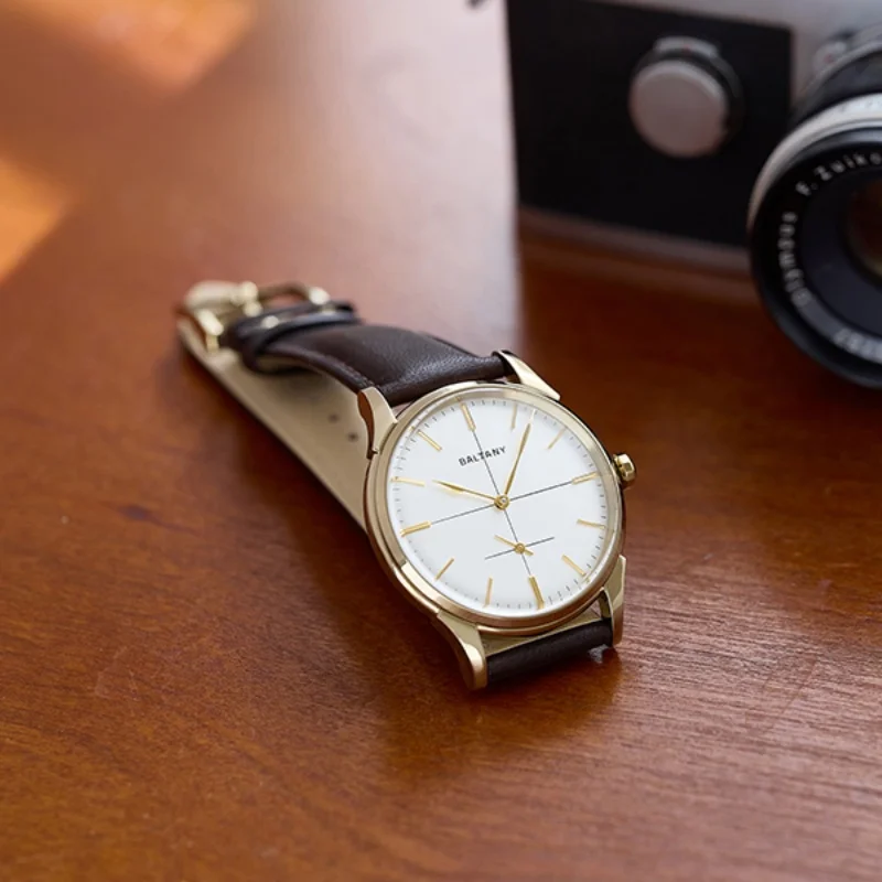 Baltany 2025, neue Herren-Automatik-Mechanische Uhr ST1701 S4092, Fadenkreuz-Zifferblatt, kleine Sekunden, Retro, wasserdicht, Kleid, Herrenuhr