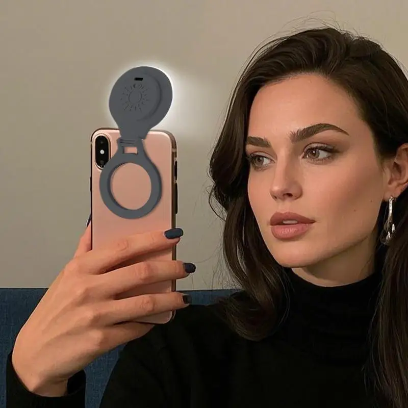 Selfie Light For Phone Multi-angle Fill Lamp For Travel Portable Selfie Light For Phone With Magnetic Function And 3 Modes