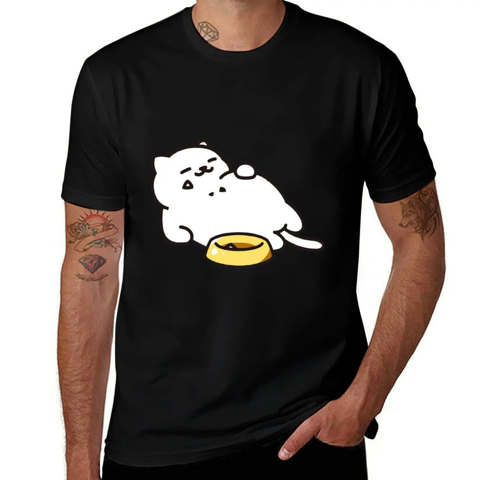 

Neko atsume - Tubbs cat T-Shirt g man t shirts for men t shirts for man cotton t shirts for man graphic tees T-Shirt