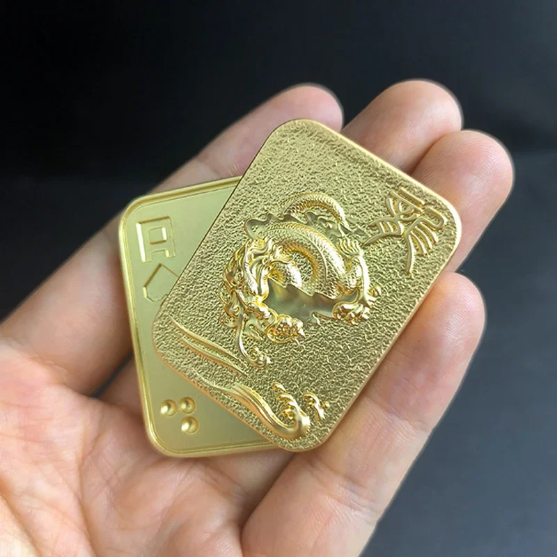 Magnetic Push Coin Fidget EDC Metal Fidget Stress Relief Toy Haptic Coin Pushing Card Pushing Plate Mechanical Slider Antistress