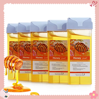 Honey Rose Roll on Wax Wax Roller Refill Painless Hair Removal Wax Cartridge Depilatory Wax Warmer For Bikini Body Hair Removal