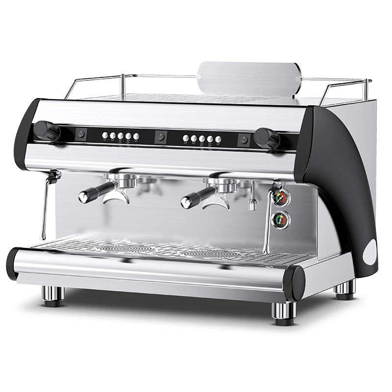 Semi Automatic Commercial Coffee Maker Multi Boiler Single Double Head Extraction Equipment For Coffee Milk Tea Shop Cafe