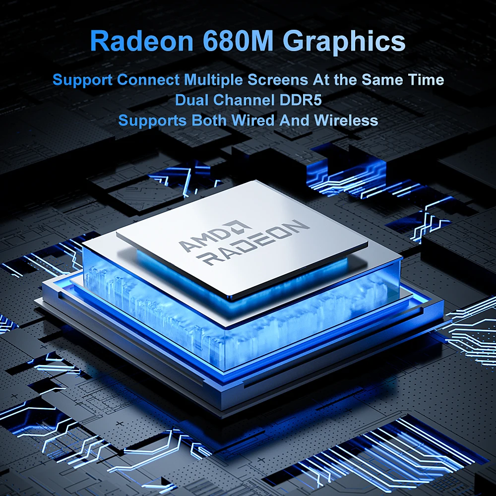 Qcta Core Alta Qualità Brand New Firebat A6 Mini PC AMD Ryzen 7 6800H Processore Buon Prezzo Spina UE per Gioco Mini PC