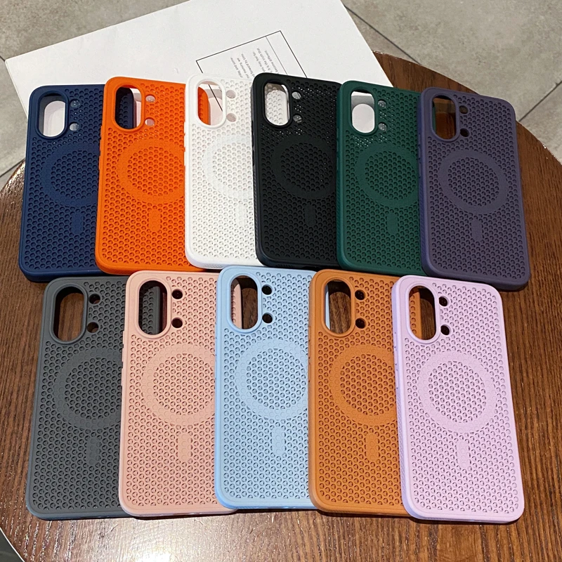 For Xiaomi POCO X8 Pro Max Case Magnetic Honeycomb Heat Dissipation Breathable Cooling Cover For Poco X 8 Pro Max view 6
