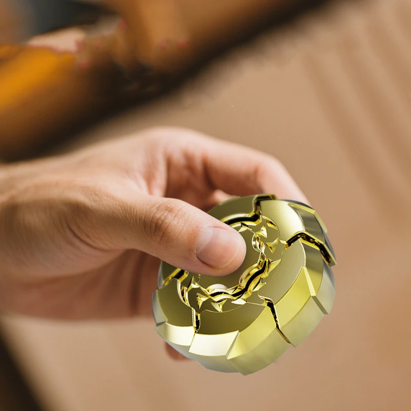 新しい合金磁気フィンガージャイロおもちゃ子供のためのハンドスピナー抗ストレス大人の感覚おもちゃフィジェットスピナージャイロ子供のおもちゃギフト