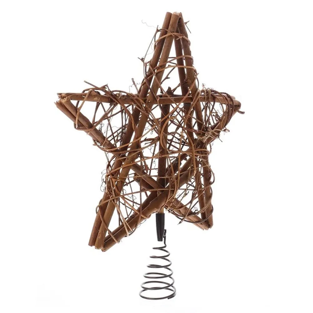 

Christmas Tree Star Top Tabletop Night Light Lighted Stars Farmhouse Ornaments up Decor Decoration Decorations