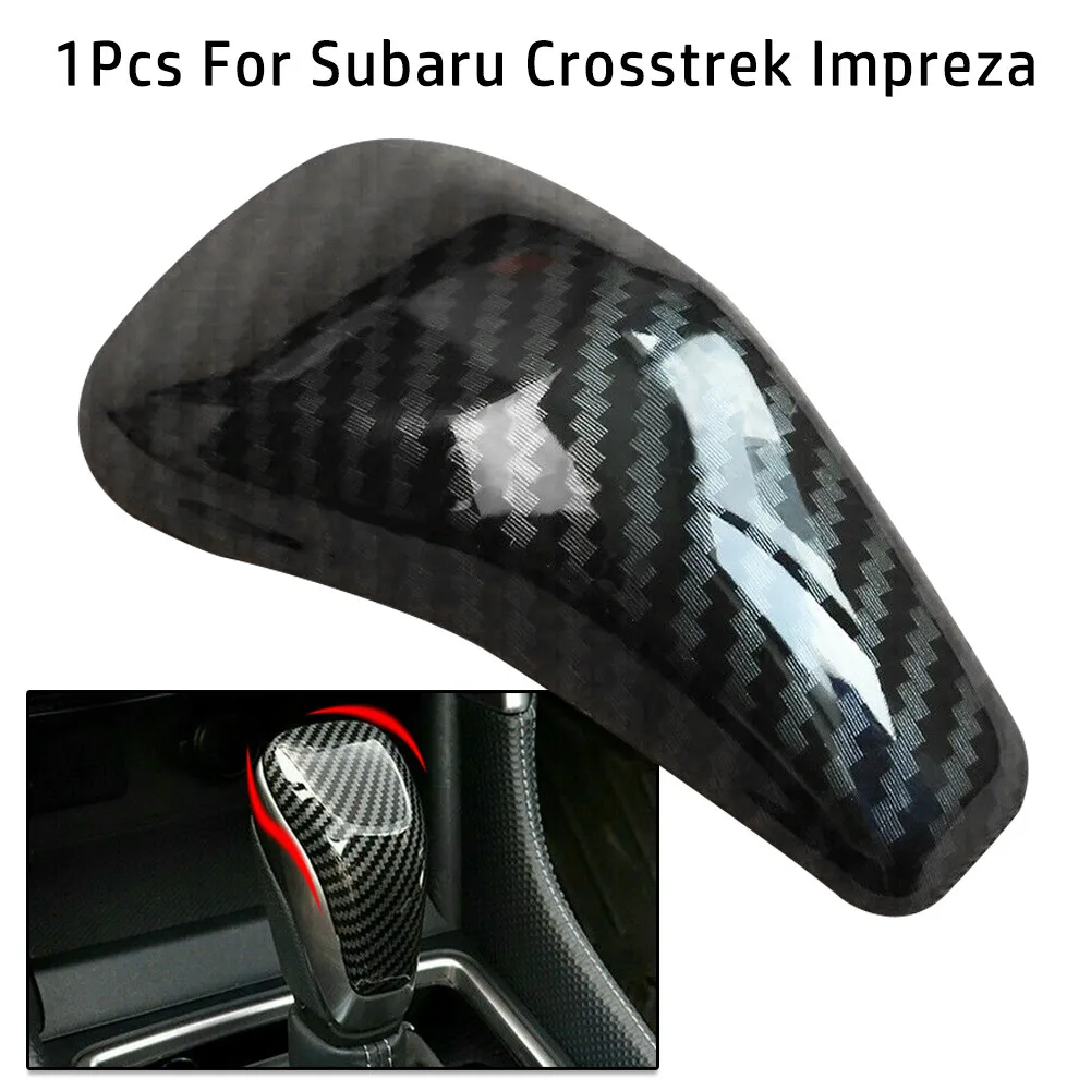 

Upgrade Your Car's Interior with Carbon Fiber Gear Shift Lever Knob Cover Designed for For Forester For Impreza