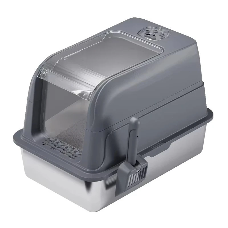 Cat Litter Box Plastic Eco-friendly Extra Large Splash-Proof Odor-Proof Fully Enclosed Ultra Tall Large Closed Pet Supplies