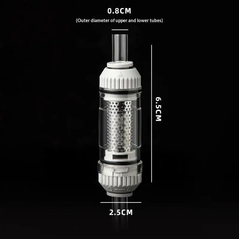 Aquarium Inlet/Outlet Filter Mini Submersible Water Purification Pipe Filter Detachable And Washable Small Fish Tank Filter