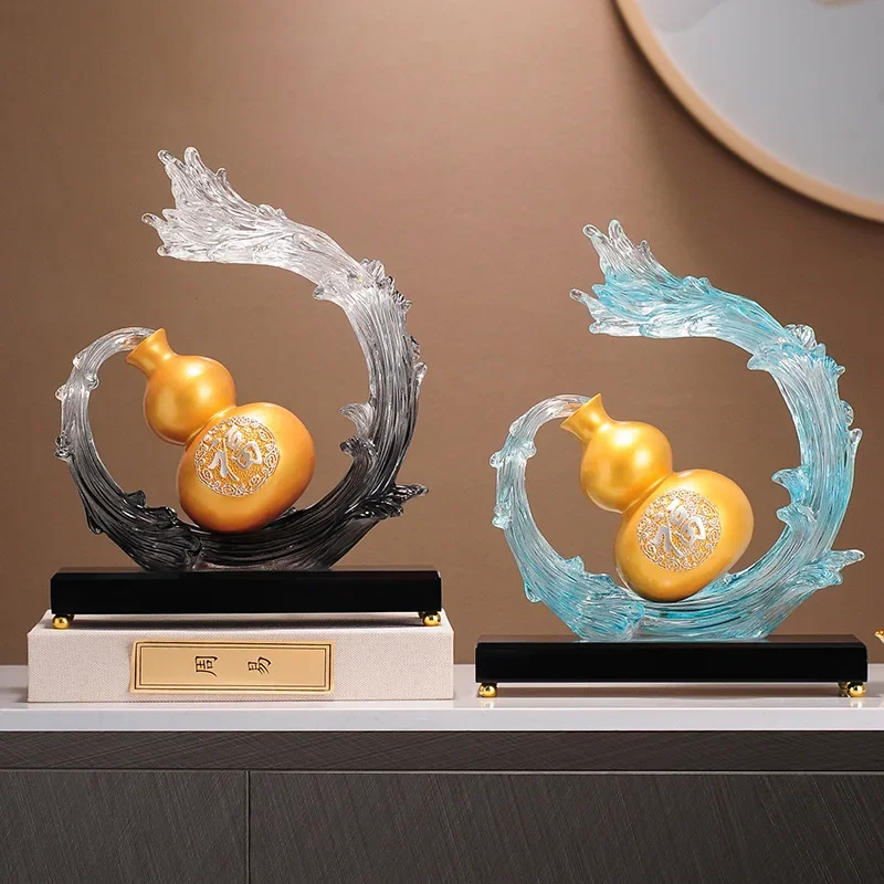 New Chinese gourd ornament entry entrance entrance living room