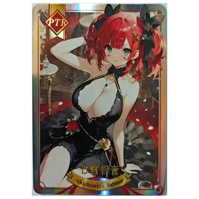 อะนิเมะ Gotde s และ ry Rare PTR Koc c ground cards Tokisaki Kurumi Yae Miko Rem Ram Yuuki Asuna Chika ของเล่นสําหรับ boys วันเกิดปัจจุบัน