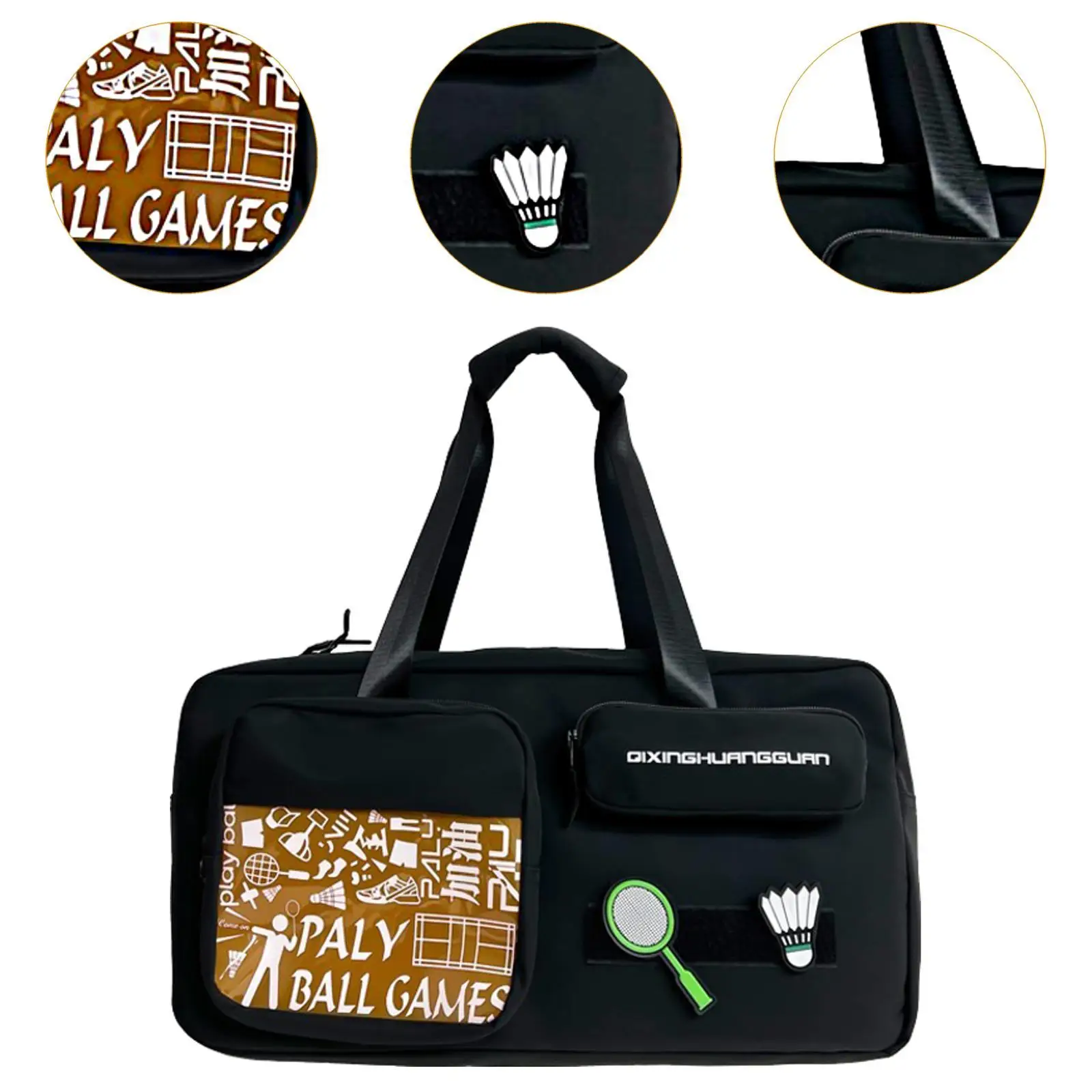 

Badminton Bag Oxford Cloth Travel Bag Duffle Bag for Badminton Enthusiasts
