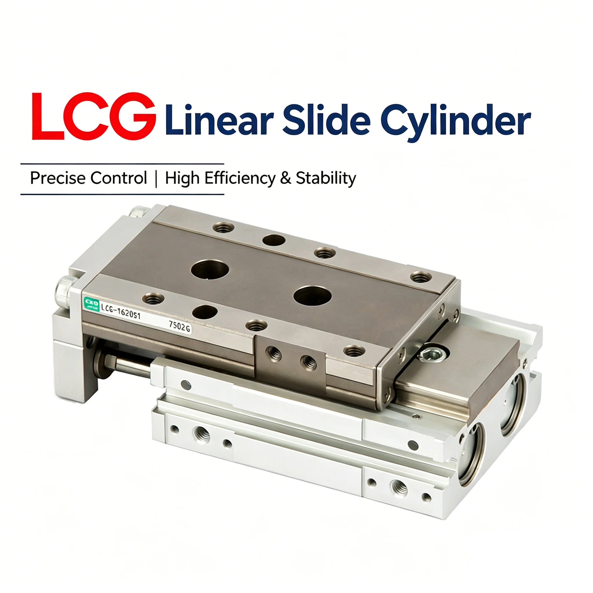 Pneumatic Guide Sliding Table Cylinder LCG6/8/12/16/20/25-10×20×30×40×50