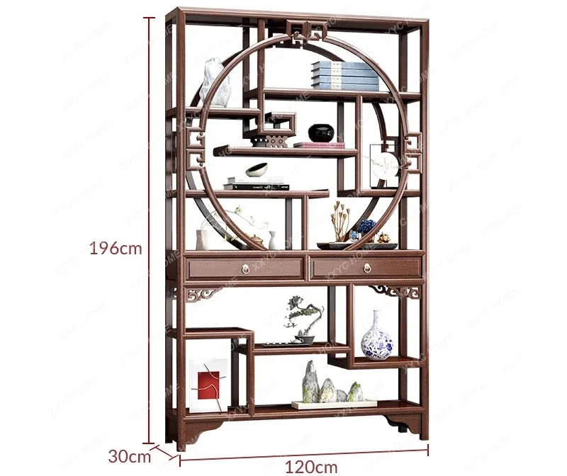 Shelf Solid wood Bogu frame Display cabinet Screen partition porch
