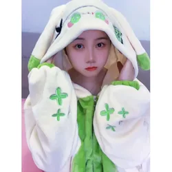 Game Genshin Impact Xiao Tighnari Nahida Kaedehara Kazuha Wanderer Cosplay Costume Kigurumi Pajamas Plush Winter Flannel Adult