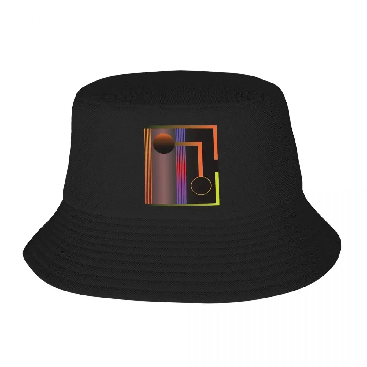 Radiant Gradient Bucket Hats Panama Hat Children Bob Hats Cool Fisherman Hats Summer Beach Fishing Unisex Caps