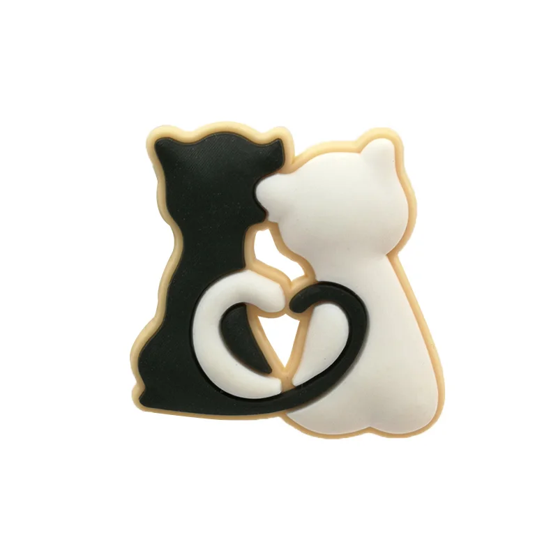 1/25 Stück PVC-Schuhcharms: Pandas, Pferde, Hasen, Schweine, Koalas – Cartoon-Pins für Damen, Herren und Kinder – Schuhdekorationen und Accessoires für Clogs – Detail 25