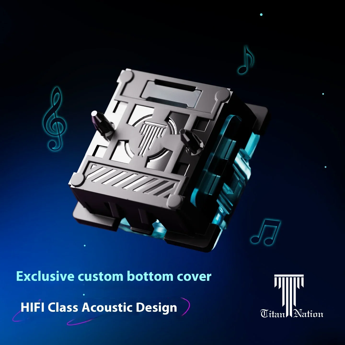 Titannation Miami Magnetic Axis Light Transmission Customize Itinerary Hifi Mahjong Sound Rt0.005mm 20mm Long Spring Accessories