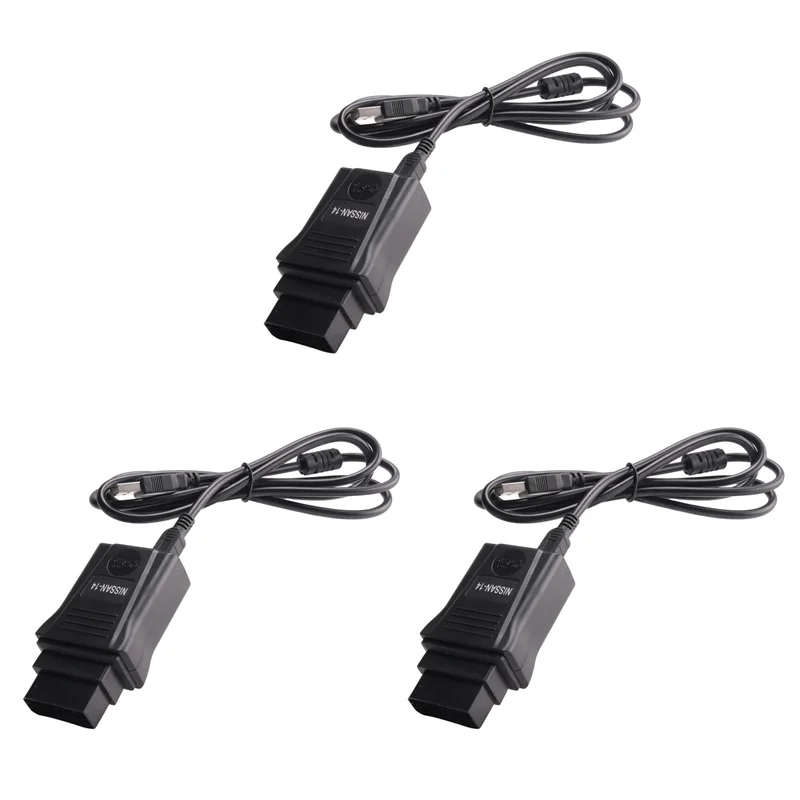 

ABMR-3X 14-контактный для Nissan Consult-интерфейс 14-контактный USB автомобильный диагностический OBD кабель с кодом неисправности инструмент OBD к OBD2 16-контактный разъем