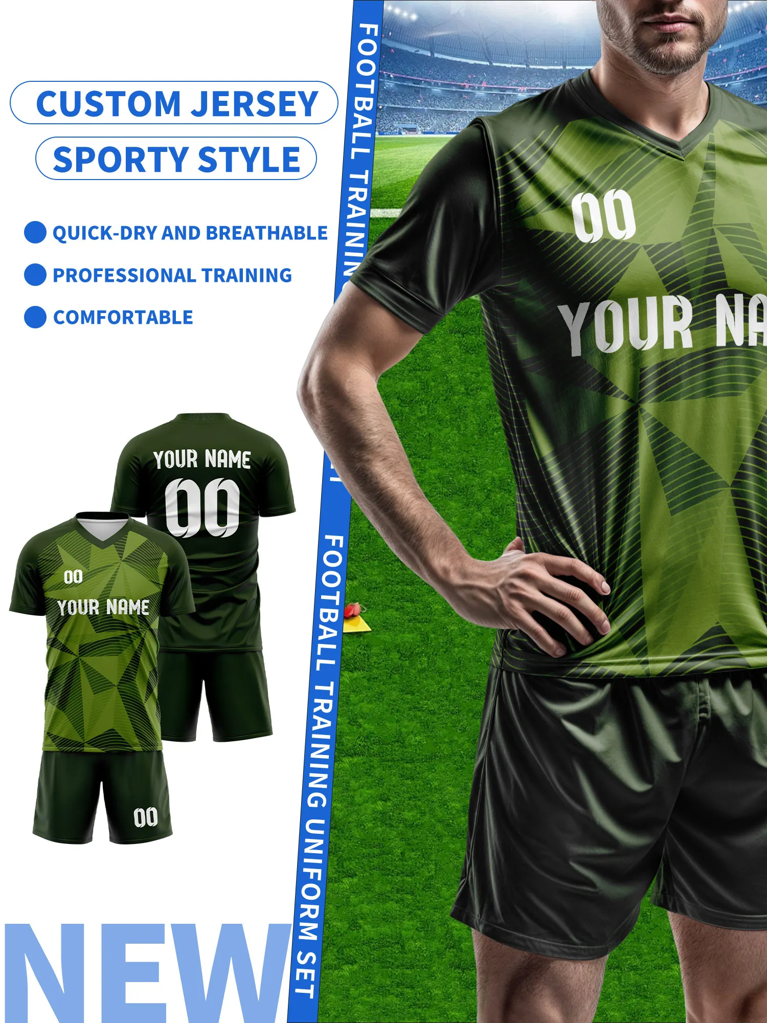 

Спортивные футболки с V-образным вырезом для мужчин и женщин 2026 года с индивидуальным именем и номером, быстросохнущие, модные, с технологией сублимации