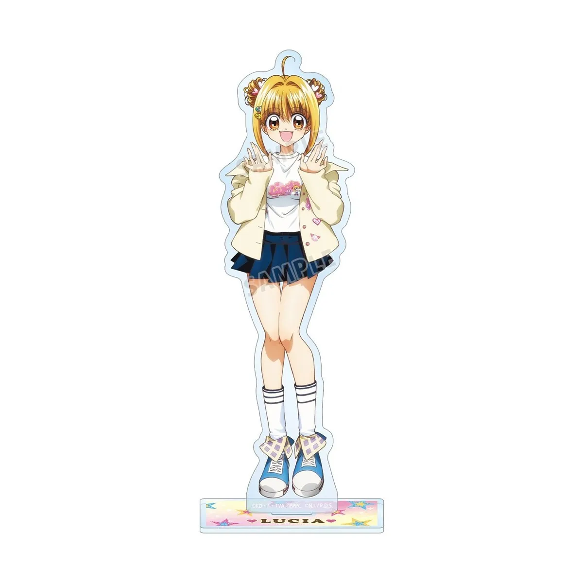 15cm 6PCS Anime Mermaid Melody Pichi Pichi Pitch Keychain Acrylic Stand Figure Cosplay Character Gifts Decoration Goods Accesori