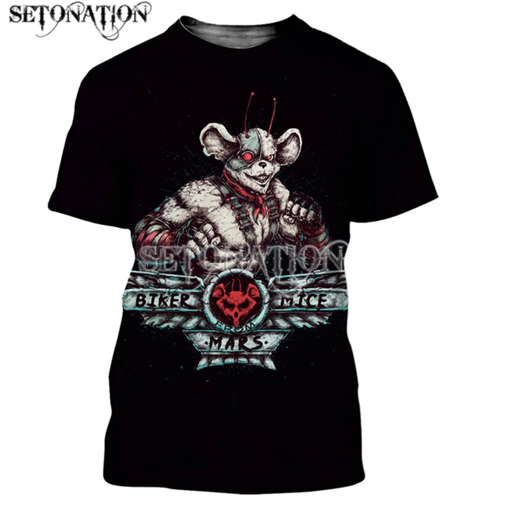 Biker Mice from Mars  men/women New fashion cool 3D printed t-shirts casual Harajuku style tshirt streetwear tops dropshipping