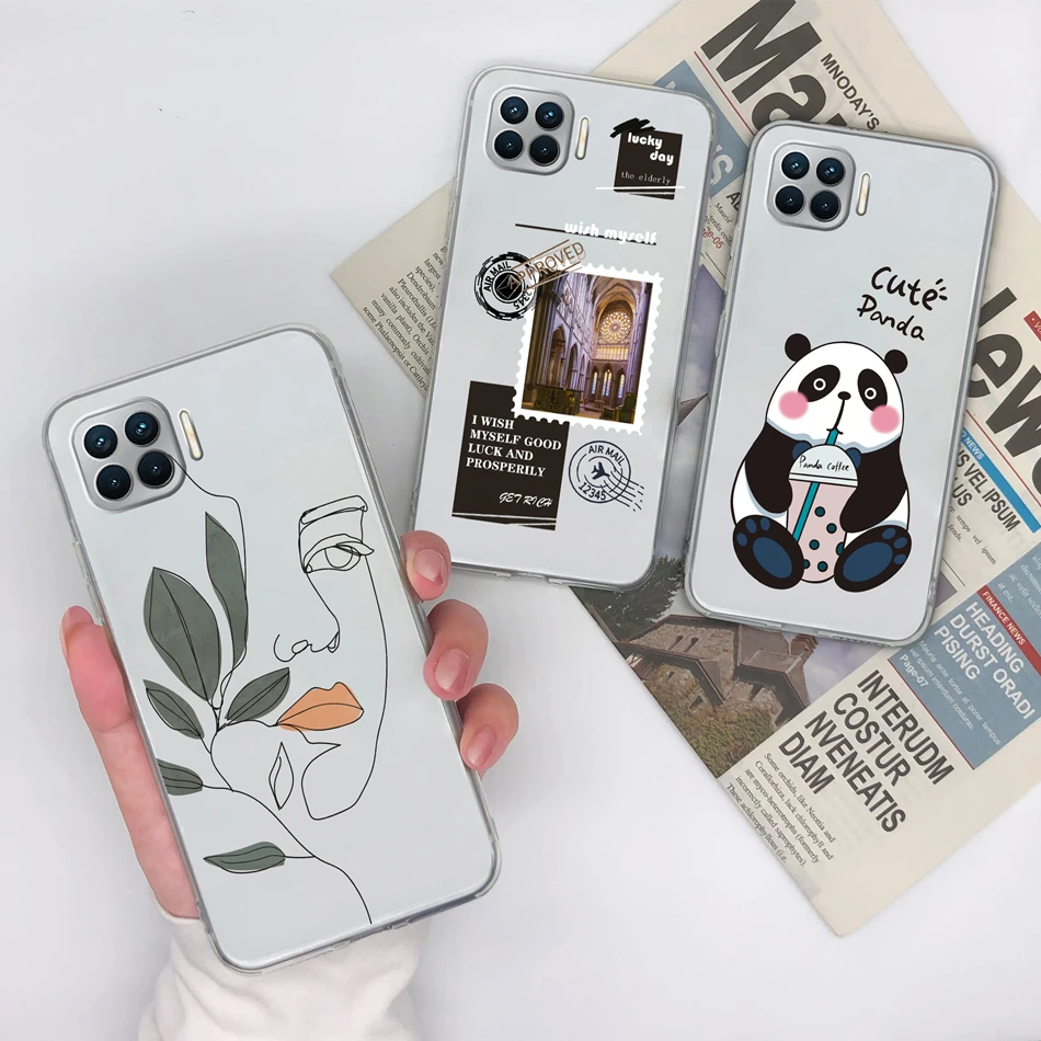 ل ممن لهم A93 A93S A91 جراب هاتف نمط فريد لينة سليم بولي TPU شفافة سيليكون مكافحة إسقاط غطاء ل ممن لهم A 93 A 91 الوفير قذيفة #5