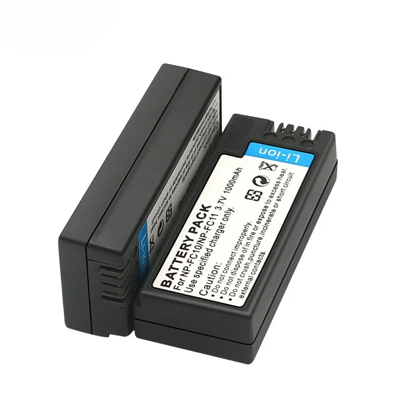 1000 mAh Ersatzakku für Sony NP-FC10 FC11, kompatibel mit Cyber-shot DSC-P3 P5 P7 P8 P9 P10 P12 P12S P20 P30