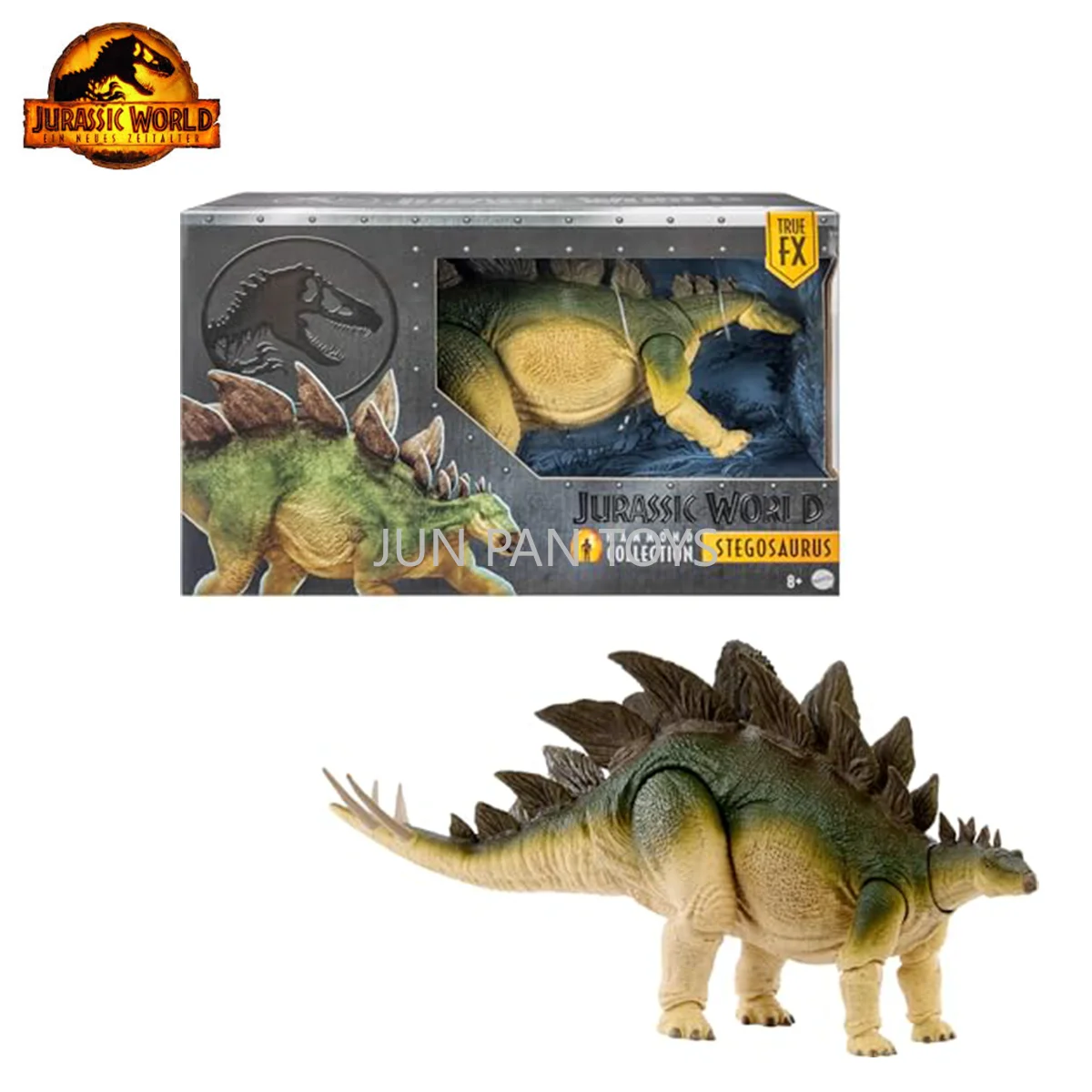 Mattel оригинальный мир Юрского периода Hammond Series потерянный мир Парк Юрского периода стегозавр Коллекционная фигурка динозавра игрушечная модель