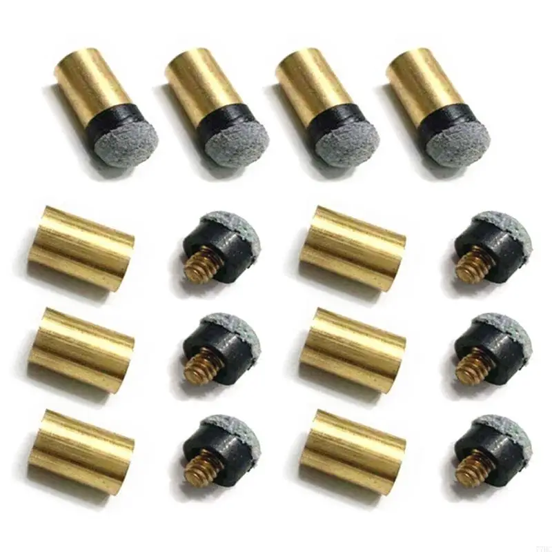 77HC 10pcs Billard Pool Cue Ersatz mit Cue Ferrules Billard einfach zu installieren