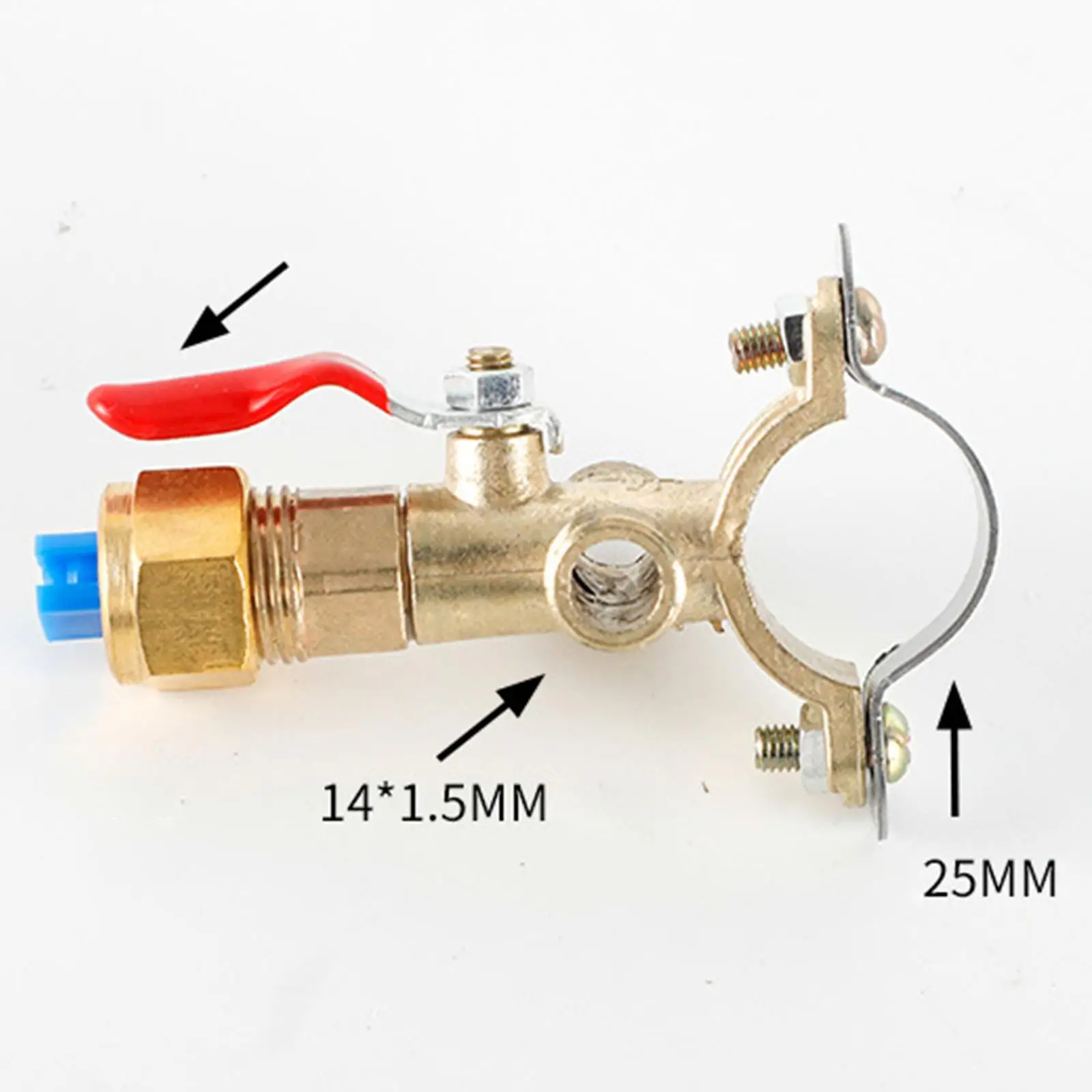 Zinc Alloy Atomization Fan Nozzle 14mm Thread for Agricultural Spraying Humidification and Hose Connection Use